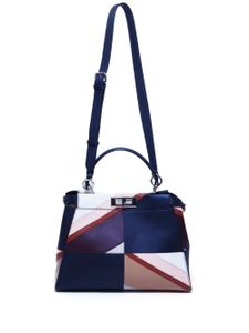 Fendi Pre-Owned sac à main Peekaboo en cuir - Bleu