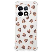 Doorzichtige Silicone Hoesje voor OnePlus 11 Poep Emojis Doorzichtige Silicone Hoesje voor OnePlus 11 Poep Emojis