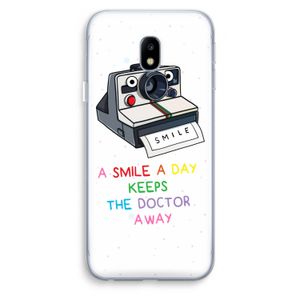 Smile: Samsung Galaxy J3 (2017) Transparant Hoesje