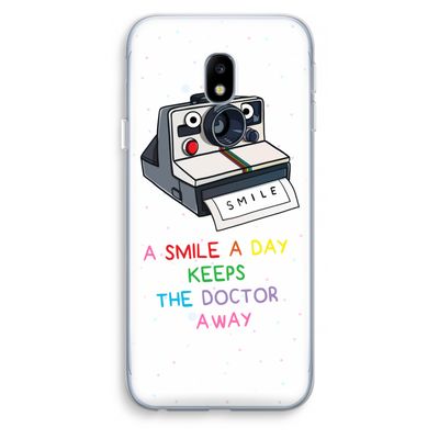 Smile: Samsung Galaxy J3 (2017) Transparant Hoesje