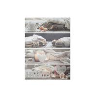 Schilderij DKD Home Decor Spa Scandinavisch 135 x 2,5 x 45 cm (4 Stuks)