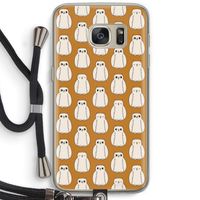 Uilen: Samsung Galaxy S7 Transparant Hoesje met koord