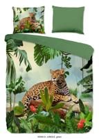 Goodmorning Dekbedovertrek Jungle Green-Lits-jumeaux (240 x 200/220 cm) - thumbnail