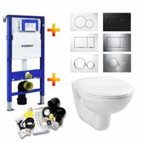 Geberit Up320 Toiletset 03 Megasplash Basic Smart Met Bril En Drukplaat