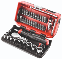 Facom 1/4 Socket Set 6Pt 5.5-14Mm R.181 38Pc - R.181NANOPB - R.181NANOPB