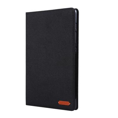 Voor Galaxy tab S6/T860/T865 doek Teature horizontale Flip PU lederen draagtas met houder & kaartsleuven & pen sleuf (zwart)