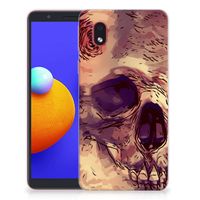 Silicone Back Case Samsung Galaxy A01 Core Skullhead