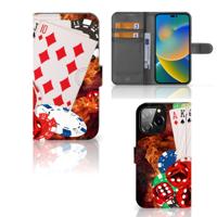 iPhone 14 Pro Max | Wallet Case | met Pasjes | Casino