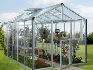 Vitavia Tuinkas Zeus (3 mm gehard veiligheidsglas, Aluminium, ca. 10,0 qm)