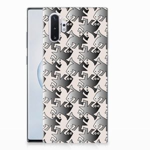 Samsung Galaxy Note 10 Plus TPU Hoesje Salamander Grey