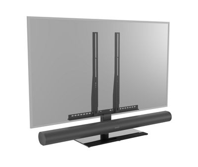 CavusModule voor Sonos ARC op Cavus tafelstandaard Audio accessoire Zwart