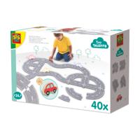 SES vilten wegencircuit 40 stuks met auto