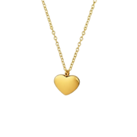 SUBTIELE HARTJES KETTING GOUD