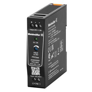 Weidmüller PRO BAS 30W 24V 1.3A DIN-rail netvoeding Inhoud: 1 stuk(s)