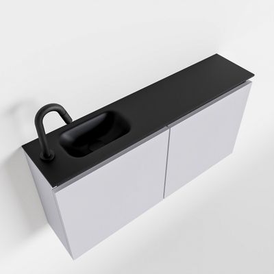 Toiletmeubel Mondiaz Ture | 100 cm | Meubelkleur Cale | Eden wastafel Urban Links | 1 kraangat