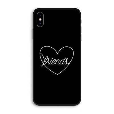 Friends heart black: iPhone XS Max Biologisch afbreekbaar hoesje