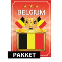 EK/WK Belgie feestartikelen en versiering   -