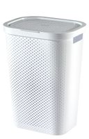 Curver infinity wasbox dots 60 liter wit - thumbnail