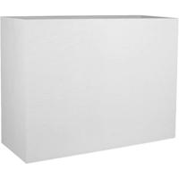 PLASTIC EDA Bloempot Wall Loft Graphit - 46 L - 78,5 x 29,5 x 60 cm - Witte ceruse