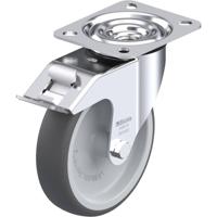Blickle LE-PATH 125G-FI Zwenkwiel met rem Wieldiameter: 125 mm Draagvermogen (max.): 150 kg 1 stuk(s)