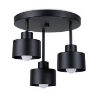 Plafondlamp SAVAR 3 zwart