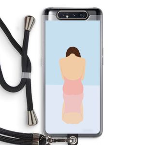 Mirror: Samsung Galaxy A80 Transparant Hoesje met koord