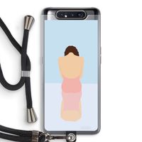 Mirror: Samsung Galaxy A80 Transparant Hoesje met koord Mirror: Samsung Galaxy A80 Transparant Hoesje met koord