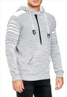 RustyNeal - Heren Pullover Trui - Grijs - Modernfit - Capuchon