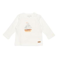 Little Dutch longsleeve Sailboat White Maat