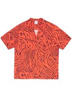 Marcelo Burlon County of Milan chemise à imprimé abstrait - Orange - thumbnail