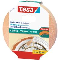 tesa KURVEN 56533-00001-02 Maskeertape Beige (l x b) 25 m x 25 mm 1 stuk(s)