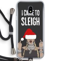 Came To Sleigh: Samsung Galaxy J3 (2017) Transparant Hoesje met koord