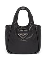 Prada petit sac cabas Soft matelassé - Noir - thumbnail