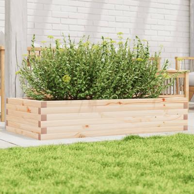 VidaXL Plantenbak 110x60x23 cm massief grenenhout
