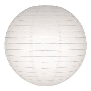 Luxe witte bol lampionnen - dia 25 cm - Bruiloft, verjaardag, party feestartikelen