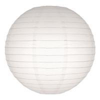 Luxe witte bol lampionnen - dia 25 cm - Bruiloft, verjaardag, party feestartikelen