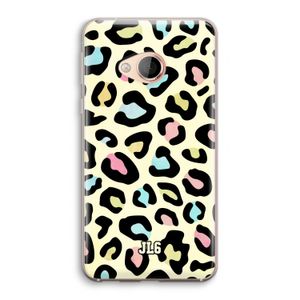 Leopard pattern: HTC U Play Transparant Hoesje