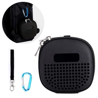 EVA Portable schokbestendige tas voor BOSE Soundlink Micro Bluetooth luidspreker met touw & metalen Buckle(Black)