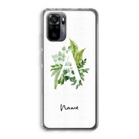 Green Brush: Xiaomi Redmi Note 10 Pro Transparant Hoesje