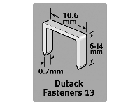 Dutack Niet serie 13 Cnk 10mm blister/1000 st. - 5011003