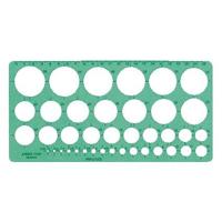 Cirkelsjabloon linex 39cir grn | 10 stuks