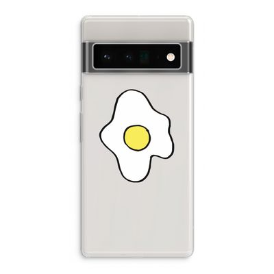 Spiegelei: Google Pixel 6 Pro Transparant Hoesje