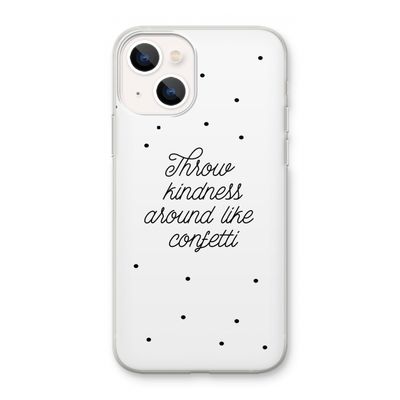Confetti: iPhone 13 mini Transparant Hoesje