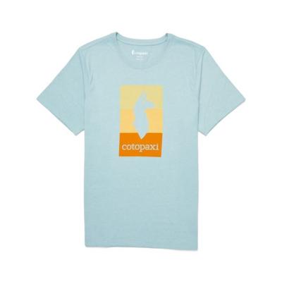 Cotopaxi Llama Block T T-shirt Heren Sea Spray XXL