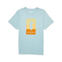 Cotopaxi Llama Block T T-shirt Heren Sea Spray XXL