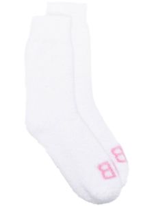 Balenciaga chaussettes BB Homewear - Blanc