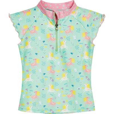 Playshoes tweedelige zwemsuit Eenhoorn Groen-122-128