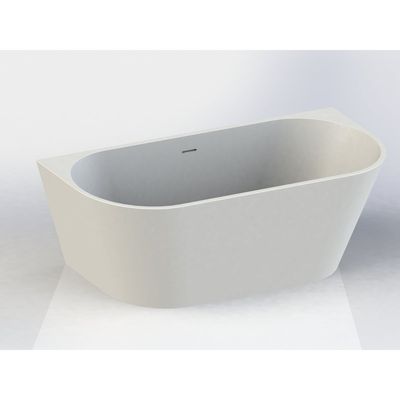 Pinto back to wall ligbad 160x70 glans wit Pinto back to wall ligbad 160x70 glans wit