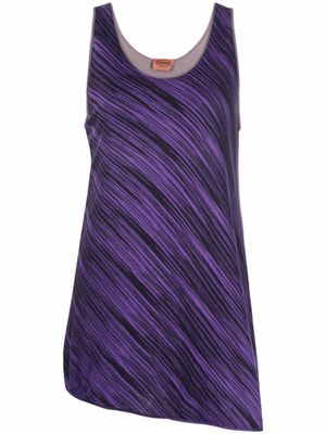 Missoni Pre-Owned débardeur à rayures (années 2000) - Violet