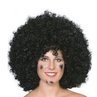 Pietenpruik - zwart - krullen - sint en piet - sinterklaas - dames/heren